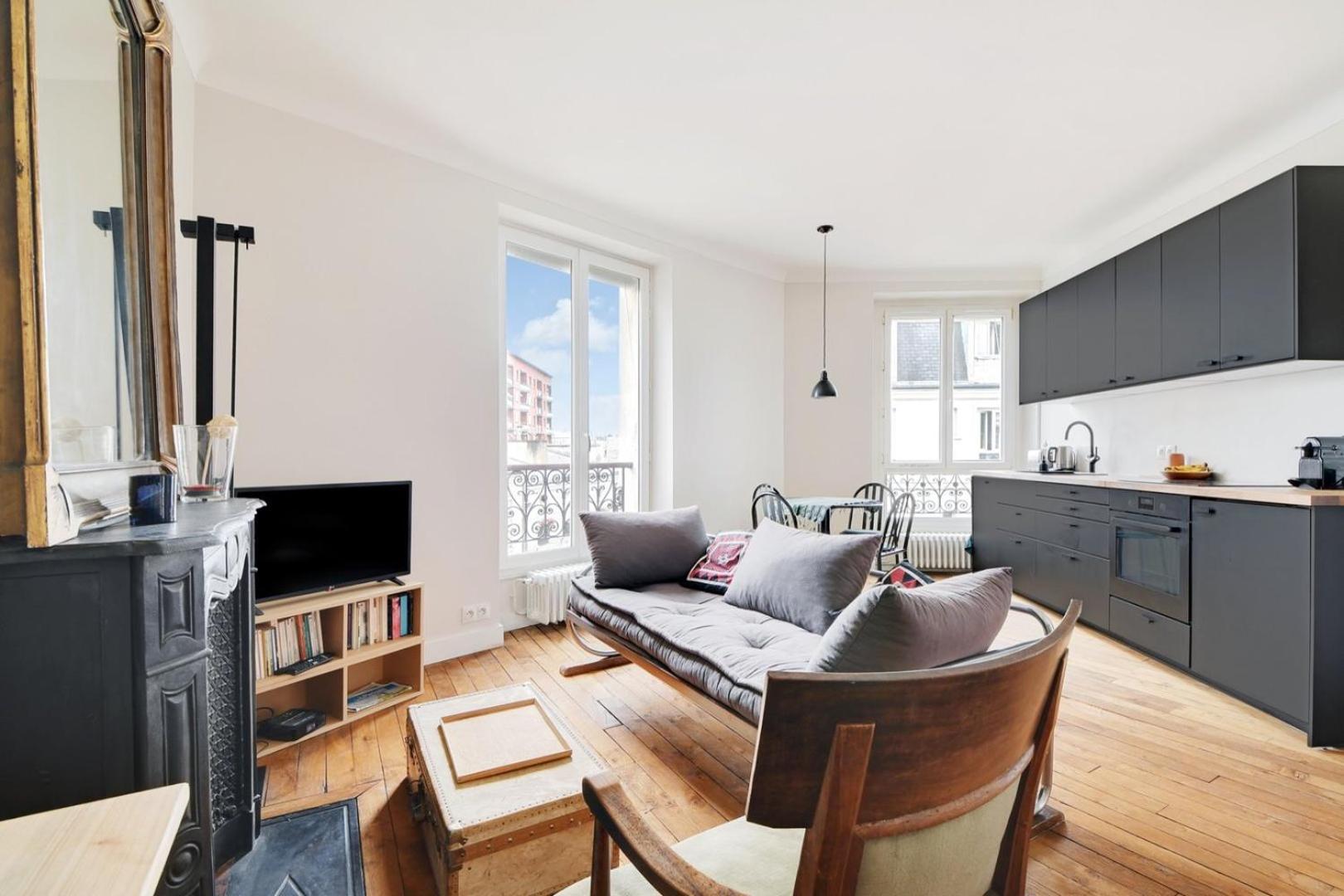Apartment Guestready - Parisian Elegance In The 19th Arr.